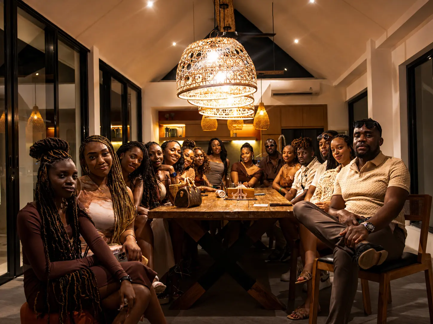 Two Weeks in Bali: A Group Travel Film, Long table, last night
