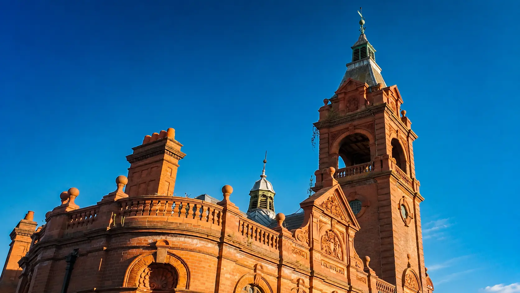 Discover Stourbridge: A Town Full of Character, Red brick against a clean sky